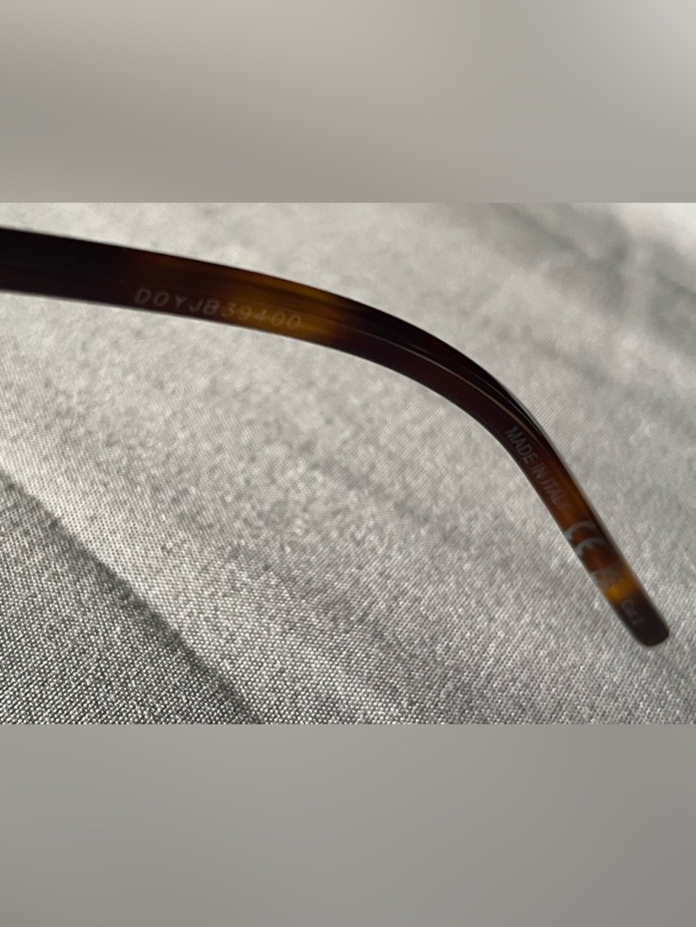 Rare Yves Saint Laurent Tortoiseshell Sunglasses Havana/Green (003) Lenses - Picture 7 of 7